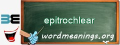 WordMeaning blackboard for epitrochlear
